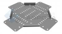 Горизонтальная Х-секция НКСХ, борт 20 мм 100x20x1.5 - фото