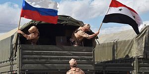 Российская военная база в Сирии. Военный городок.