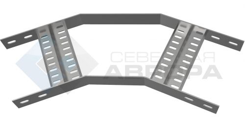 Угловая горизонтальная секция НСУ2 на 45 ° - подробное фото